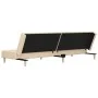Two-seater sofa bed with two cream-colored fabric pillows by , Sofas - Ref: Foro24-375795, Price: 242,05 €, Discount: %