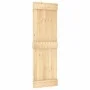 Puerta corredera con herrajes madera maciza de pino 70x210 cm de , Puertas - Ref: Foro24-3203199, Precio: 147,16 €, Descuento: %