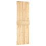 Puerta corredera con herrajes madera maciza de pino 70x210 cm de , Puertas - Ref: Foro24-3203254, Precio: 179,84 €, Descuento: %