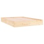 Estructura de cama madera maciza 140x200 cm de , Camas y somieres - Ref: Foro24-820042, Precio: 105,52 €, Descuento: %