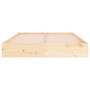 Estructura de cama madera maciza 140x200 cm de , Camas y somieres - Ref: Foro24-820042, Precio: 105,52 €, Descuento: %