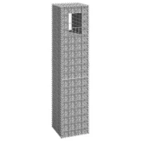 Korb aus Gabionenstangen aus Eisen, 40 x 40 x 180 cm von , Zaunpfosten - Ref: Foro24-151264, Preis: 51,07 €, Rabatt: %