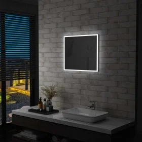 Bathroom wall mirror with LED 60x50 cm by vidaXL, Mirrors - Ref: Foro24-144726, Price: 85,41 €, Discount: %