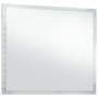 Espejo de pared de baño con LED 60x50 cm de vidaXL, Espejos - Ref: Foro24-144726, Precio: 86,83 €, Descuento: %