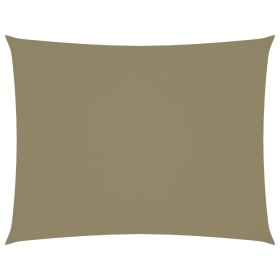 Toldo de vela rectangular tela Oxford beige 3,5x4,5 m de , Sombrillas - Ref: Foro24-135159, Precio: 48,99 €, Descuento: %
