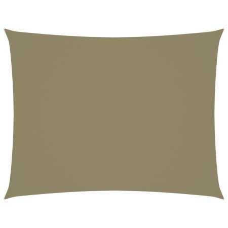 Toldo de vela rectangular tela Oxford beige 3,5x4,5 m de , Sombrillas - Ref: Foro24-135159, Precio: 48,99 €, Descuento: %