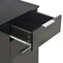 Aparador de aglomerado negro brillante 71x35x80 cm de , Aparadores - Ref: Foro24-283716, Precio: 115,02 €, Descuento: %
