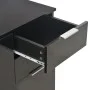 Aparador de aglomerado negro brillante 71x35x80 cm de , Aparadores - Ref: Foro24-283716, Precio: 113,06 €, Descuento: %