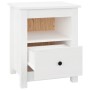 Mesitas de noche 2 uds madera maciza de pino blanco 40x35x49 cm de vidaXL, Mesitas de noche - Ref: Foro24-813712, Precio: 87,...