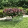 Arriate de acero galvanizado plateado 100x100x45 cm de , Maceteros y jardineras - Ref: Foro24-316885, Precio: 44,81 €, Descue...