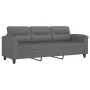 3-seater sofa in dark gray microfiber fabric 180 cm by , Sofas - Ref: Foro24-359569, Price: 315,14 €, Discount: %