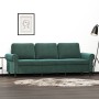 Sofá de 3 plazas terciopelo verde oscuro 180 cm de , Sofás - Ref: Foro24-359541, Precio: 307,90 €, Descuento: %