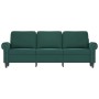 Sofá de 3 plazas terciopelo verde oscuro 180 cm de , Sofás - Ref: Foro24-359541, Precio: 307,90 €, Descuento: %