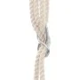 Columpio de bebé con cinturón de seguridad algodón madera azul de vidaXL, Saltadores y columpios para bebés - Ref: Foro24-918...
