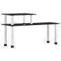 Estantería de cocina vidrio templado negro 45x16x26 cm de vidaXL, Especieros - Ref: Foro24-249524, Precio: 26,22 €, Descuento: %