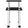 Estantería de cocina vidrio templado negro 45x16x26 cm de vidaXL, Especieros - Ref: Foro24-249524, Precio: 26,22 €, Descuento: %