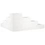 Jardinera 4 niveles madera maciza de pino blanca 80,5x79x36 cm de , Maceteros y jardineras - Ref: Foro24-825318, Precio: 93,9...