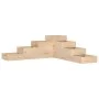 Jardinera de 4 niveles madera maciza de pino 106x104,5x36 cm de , Maceteros y jardineras - Ref: Foro24-825324, Precio: 85,22 ...