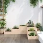 Jardinera de 4 niveles madera maciza de pino 106x104,5x36 cm de , Maceteros y jardineras - Ref: Foro24-825324, Precio: 85,22 ...