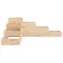 Jardinera de 4 niveles madera maciza de pino 106x104,5x36 cm de , Maceteros y jardineras - Ref: Foro24-825324, Precio: 85,22 ...
