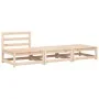 Garden sofa without armrests with cushions and footrest by , Modular outdoor sofas - Ref: Foro24-838142, Price: 136,81 €, Dis...