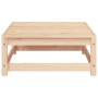 Sofá de jardín sin reposabrazos con cojines y reposapiés de , Sofás modulares de exterior - Ref: Foro24-838142, Precio: 141,2...