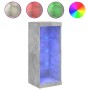 Aparador con luces LED gris hormigón 41x37x100 cm de , Aparadores - Ref: Foro24-836731, Precio: 66,25 €, Descuento: %