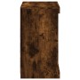 Aparador con luces LED roble ahumado 60,5x37x67 cm de , Aparadores - Ref: Foro24-836697, Precio: 69,30 €, Descuento: %