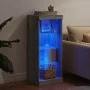 Sideboard with LED lights Sonoma gray 41x37x100 cm by , Sideboards - Ref: Foro24-836733, Price: 61,90 €, Discount: %