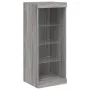 Sideboard with LED lights Sonoma gray 41x37x100 cm by , Sideboards - Ref: Foro24-836733, Price: 61,90 €, Discount: %