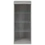 Sideboard with LED lights Sonoma gray 41x37x100 cm by , Sideboards - Ref: Foro24-836733, Price: 61,90 €, Discount: %