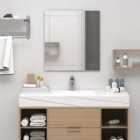 Espejo de pared vidrio 100x60 cm de vidaXL, Espejos - Ref: Foro24-249534, Precio: 58,29 €, Descuento: %