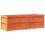 Jardinera exterior madera maciza pino marrón cera 150x50x50 cm de , Maceteros y jardineras - Ref: Foro24-837486, Precio: 157,...