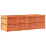 Jardinera exterior madera maciza pino marrón cera 150x50x50 cm de , Maceteros y jardineras - Ref: Foro24-837486, Precio: 157,...