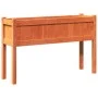 Jardineras con patas 2 uds madera maciza de pino marrón cera de , Maceteros y jardineras - Ref: Foro24-837569, Precio: 114,68...