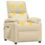 Sillón de masaje de tela color crema de , Sillones de masaje eléctricos - Ref: Foro24-348468, Precio: 187,65 €, Descuento: %