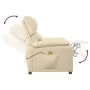 Sillón de masaje de tela color crema de , Sillones de masaje eléctricos - Ref: Foro24-348468, Precio: 187,65 €, Descuento: %