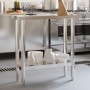 Mesa de trabajo de cocina acero inoxidable 82,5x30x85 cm de , Restauración - Ref: Foro24-376451, Precio: 124,29 €, Descuento: %