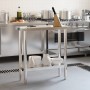 Mesa de trabajo de cocina acero inoxidable 82,5x30x85 cm de , Restauración - Ref: Foro24-376451, Precio: 124,29 €, Descuento: %