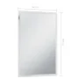 Espejo de pared de baño con LED 60x100 cm de vidaXL, Espejos - Ref: Foro24-144719, Precio: 138,81 €, Descuento: %