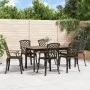Sillas de jardín 6 unidades aluminio fundido bronce de , Sillas de jardín - Ref: Foro24-3216319, Precio: 714,89 €, Descuento: %
