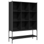 Estantería de madera de ingeniería negra 102x30x141,5 cm de , Librerías y estanterías - Ref: Foro24-3214329, Precio: 110,58 €...