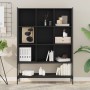 Estantería de madera de ingeniería negra 102x30x141,5 cm de , Librerías y estanterías - Ref: Foro24-3214329, Precio: 110,58 €...