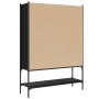 Estantería de madera de ingeniería negra 102x30x141,5 cm de , Librerías y estanterías - Ref: Foro24-3214329, Precio: 110,58 €...