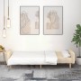 Sofá cama de 2 plazas tela color crema de , Sofás - Ref: Foro24-375761, Precio: 304,46 €, Descuento: %