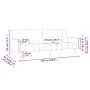 2-seater sofa bed in cream fabric by , Sofas - Ref: Foro24-375761, Price: 299,44 €, Discount: %