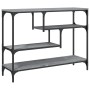 Mesa consola madera de ingeniería gris Sonoma 100x30x75 cm de , Mesas auxiliares - Ref: Foro24-838916, Precio: 77,29 €, Descu...