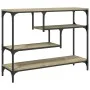 Sonoma oak engineered wood console table 100x30x75 cm by , Side tables - Ref: Foro24-838914, Price: 66,05 €, Discount: %