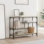 Mesa consola madera de ingeniería roble Sonoma 100x30x75 cm de , Mesas auxiliares - Ref: Foro24-838914, Precio: 66,05 €, Desc...