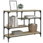 Mesa consola madera de ingeniería roble Sonoma 100x30x75 cm de , Mesas auxiliares - Ref: Foro24-838914, Precio: 66,97 €, Desc...
